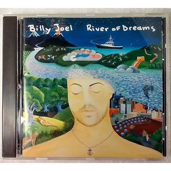 Billy Joel River Of Dreams CD 1993 Sony Columbia Lyric Sheet - Picture 1 of 8